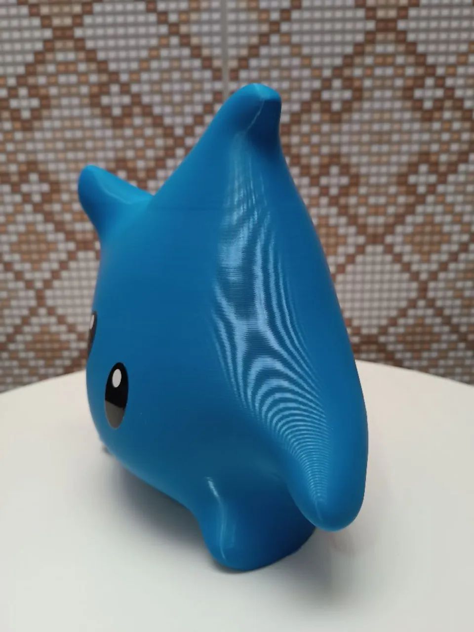 Balde Pipoca Luma Azul Impressão 3D com Luzes pilha AAA - Foto 4