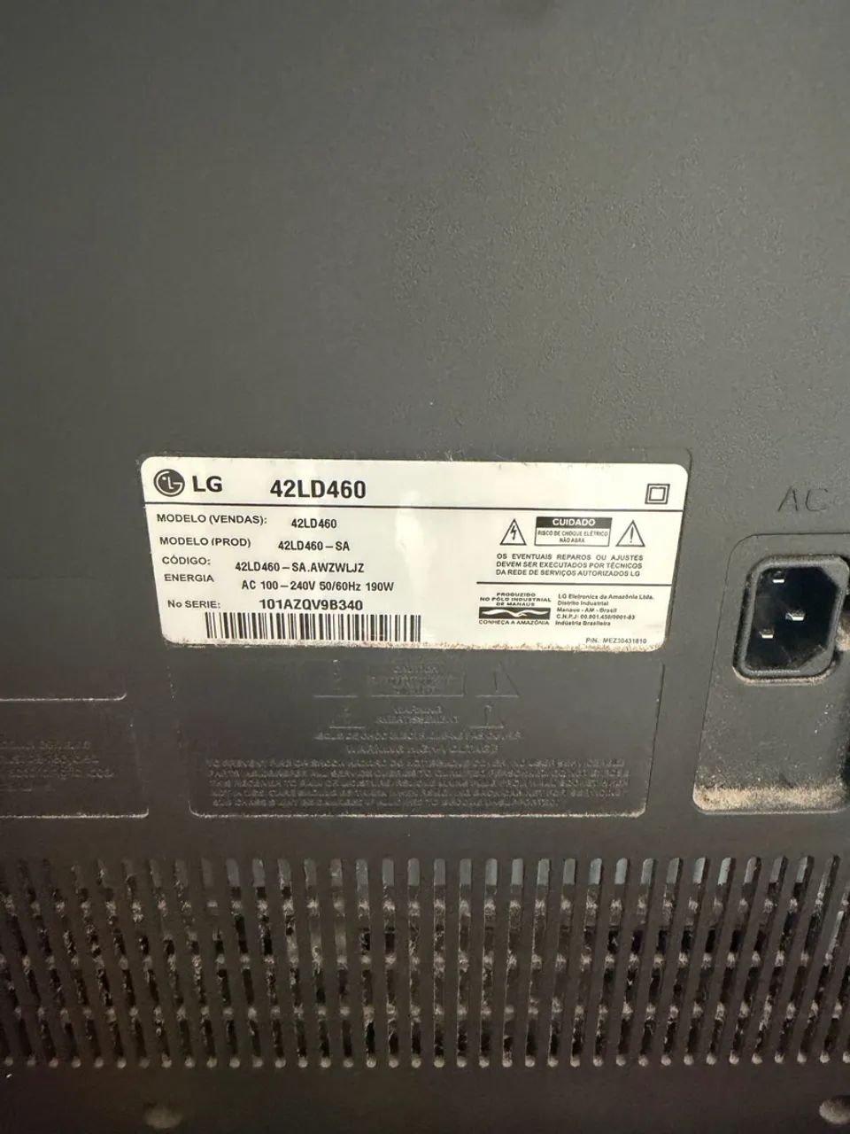 Tv LG 42 polegadas - Foto 3