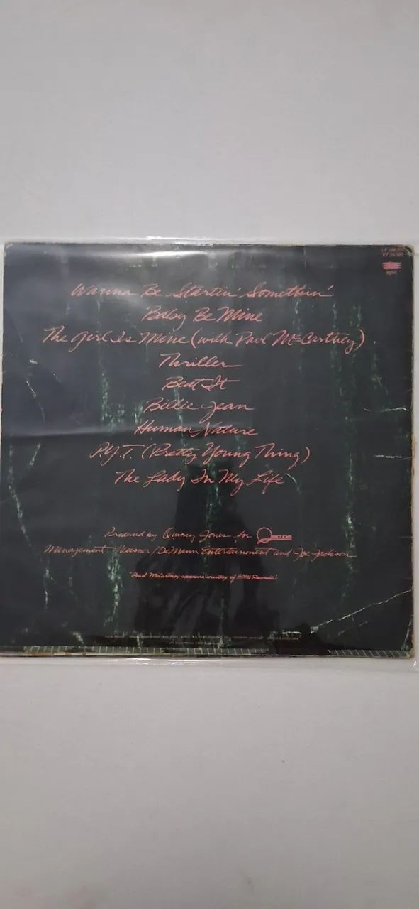 Lp Michael jackson "Thriller" usado  - Foto 2