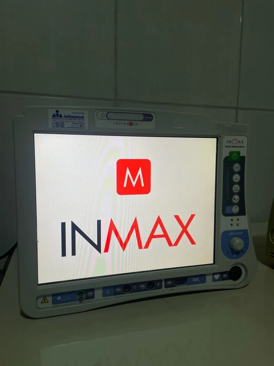 Monitor Multiparamétrico Inmax - Completo e Funcionando - Foto 3