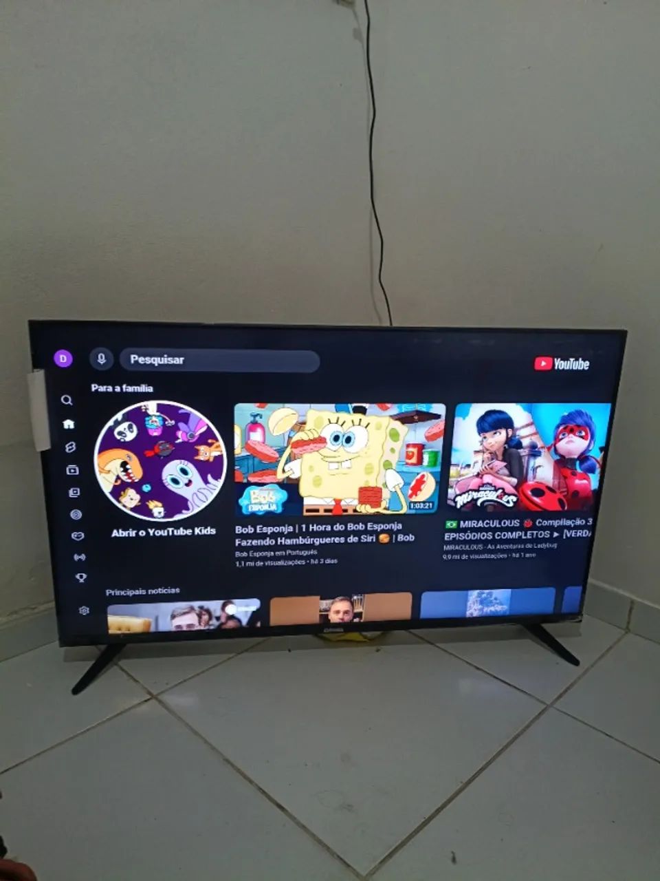 ? Smart TV Aiwa 43 Polegadas Android TV 11 - Foto 4