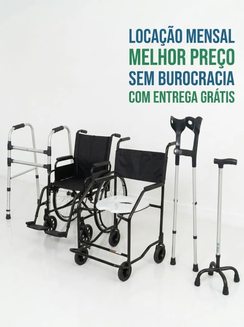 Aluguel de par  muletas