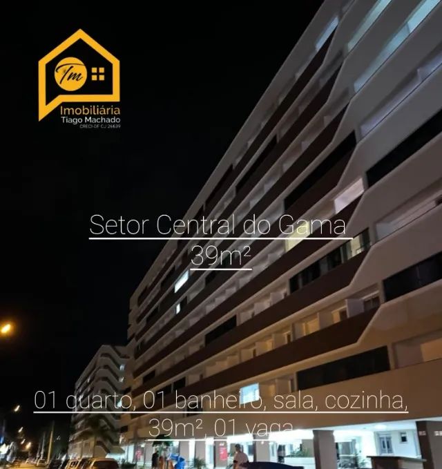 Excelente apartamento no Quadra Parque - Setor Central do Gama