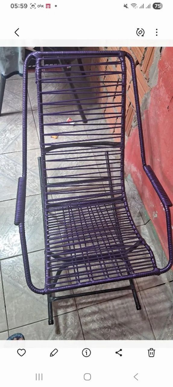 cadeira de balanço novas