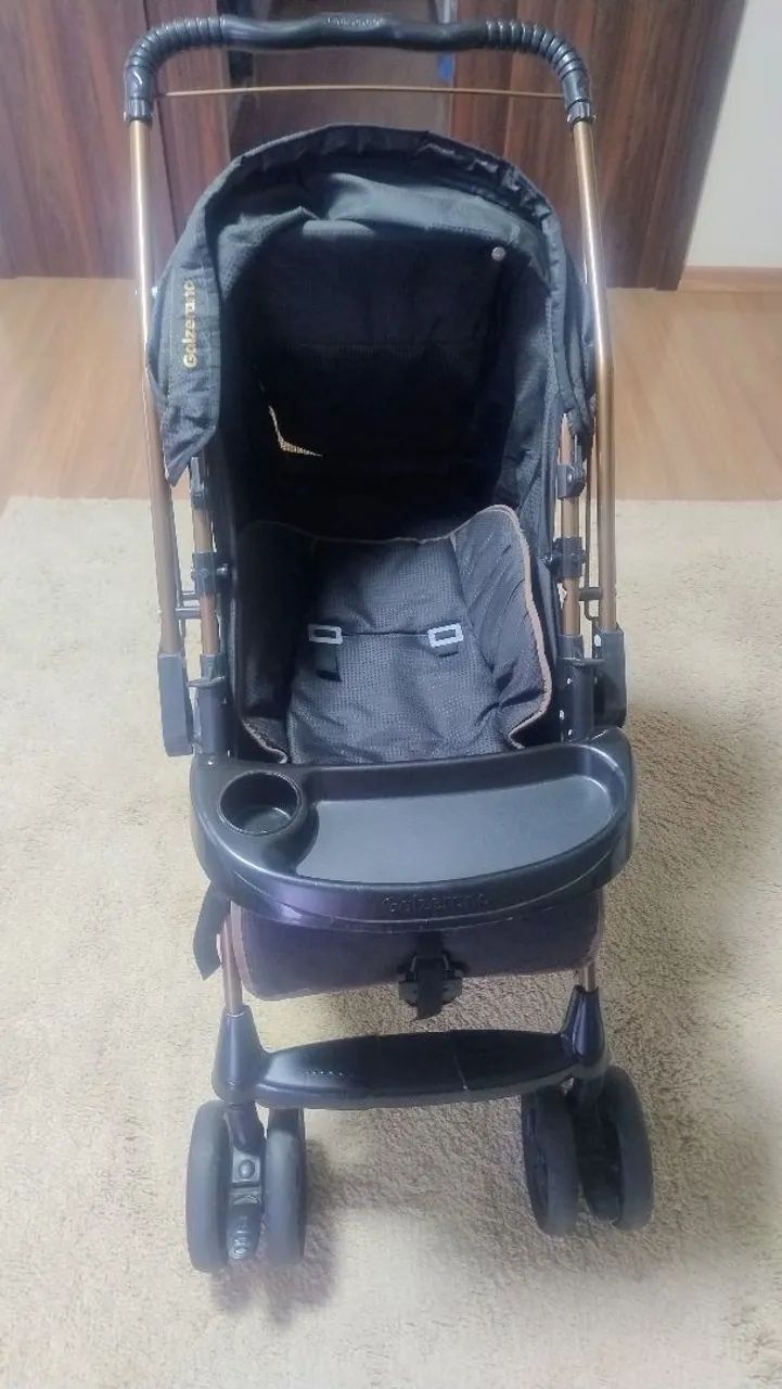 Vendo carrinho de bebê Galzerano (usado) - Foto 5