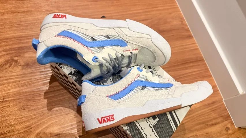Tênis Wayvee Skate Blanc De Azure Blue - Foto 3