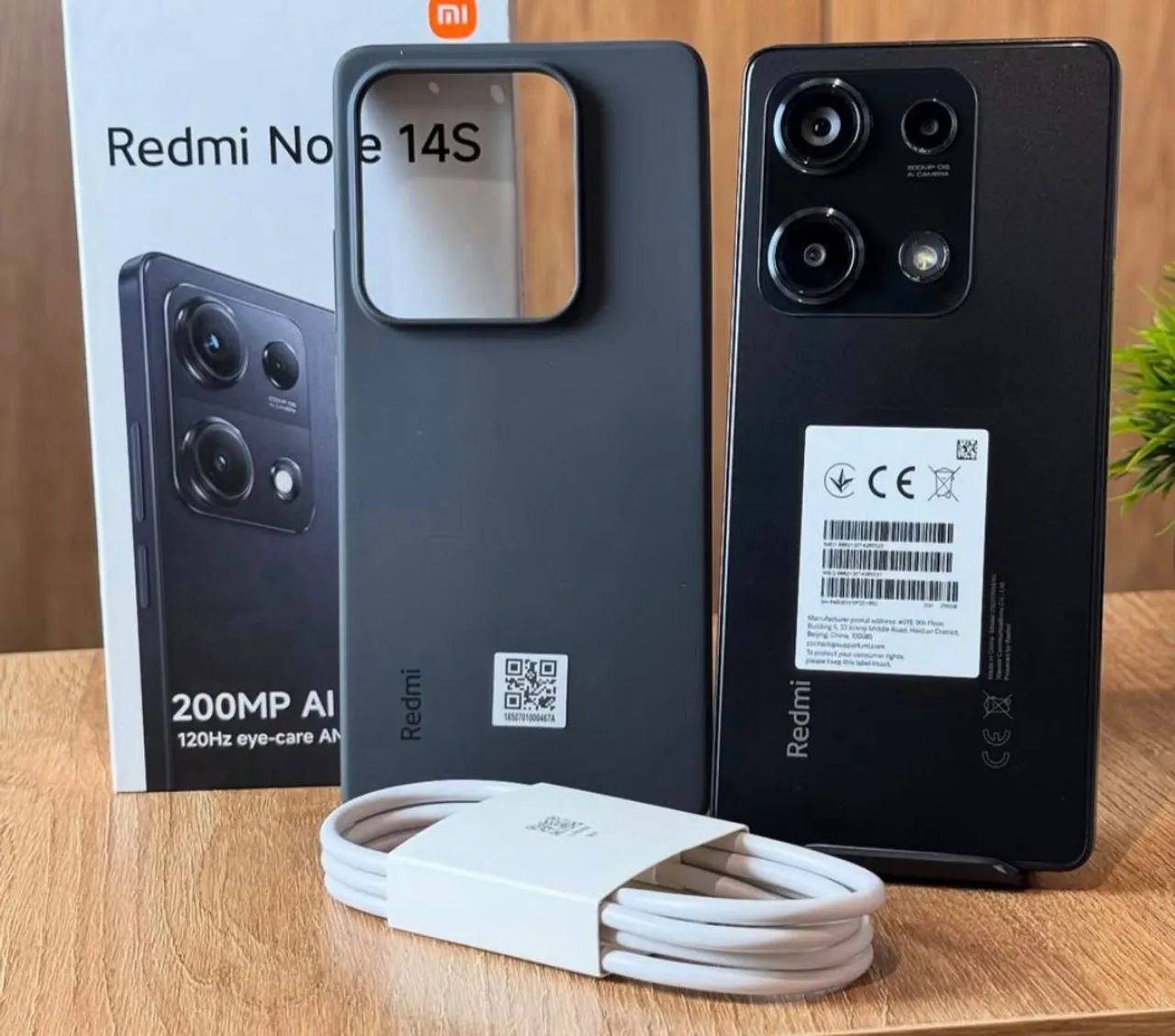 Celular Lindo e potente - Redmi Note 14S Global Lacrado 256/8 Black