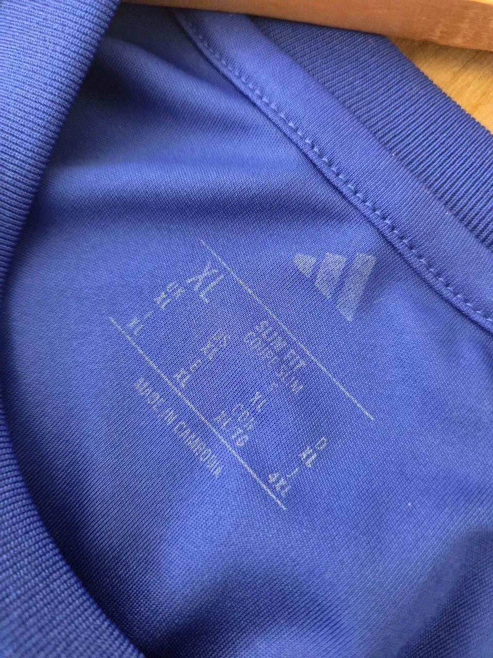 camiseta adidas tiro 25 essentials azul xg - Foto 2