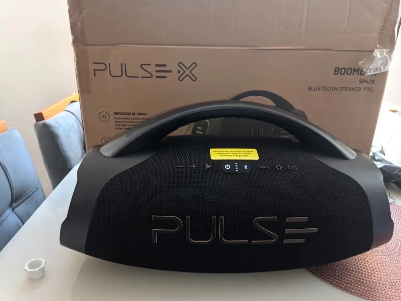 Caixa Bluetooth Pulse X Boombox 220W - Foto 3