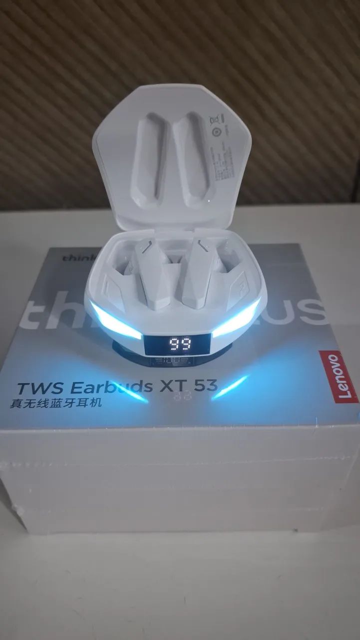 Fone de Ouvido Bluetooth Lenovo ThinkPlus XT53 TWS - Qualidade e Estilo!