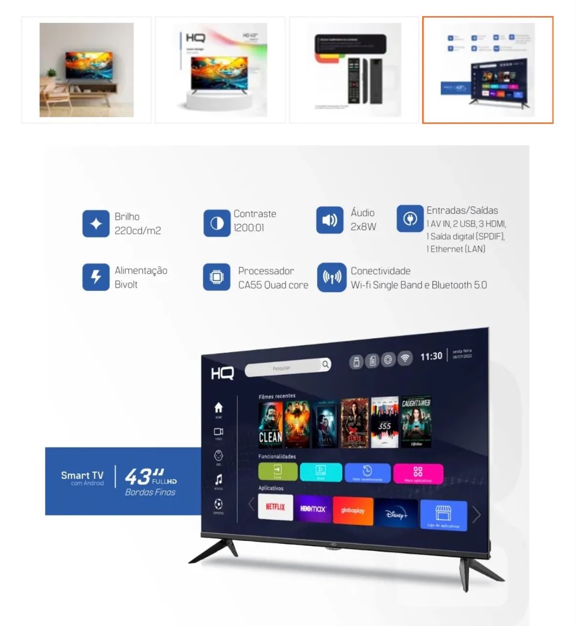 Smart TV 43p  - Foto 3