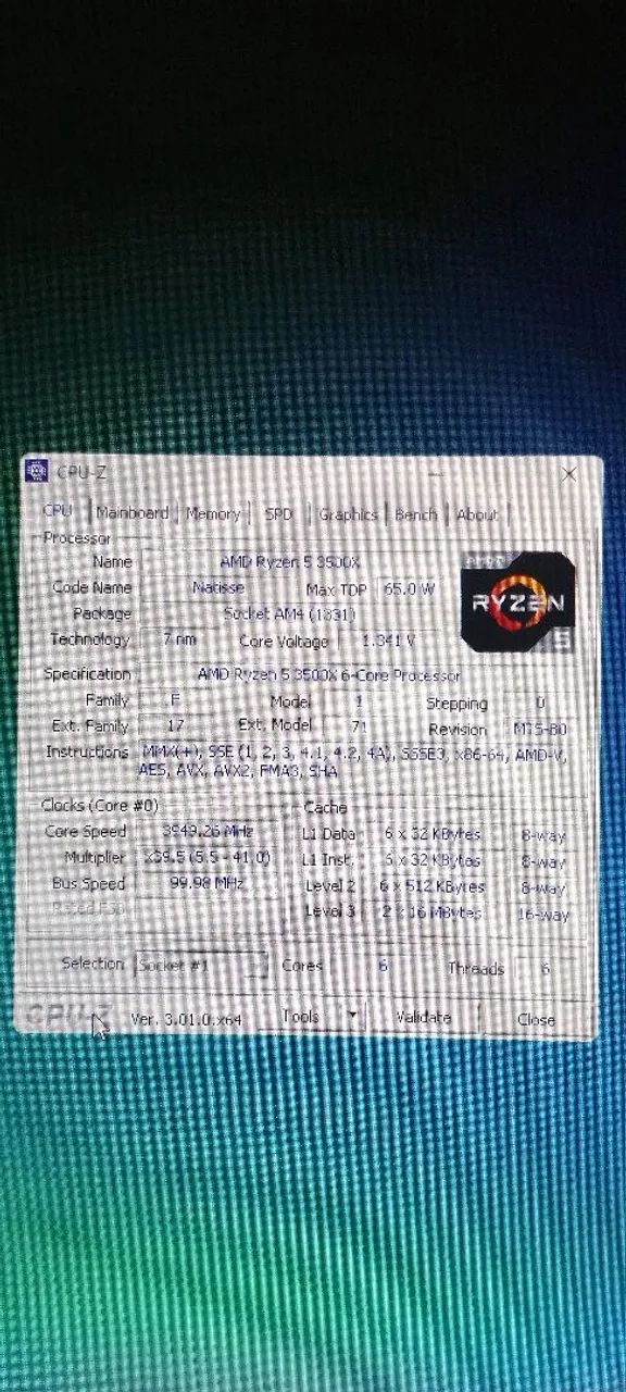 Ryzen 5 3500x (32 de cache perfeito para jogos) 3.95Mhz turbo - Foto 2