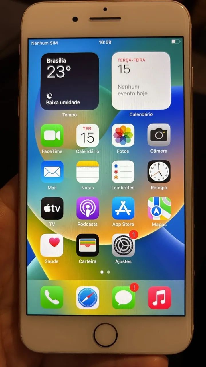 iphone 8 plus com caixa - Foto 3