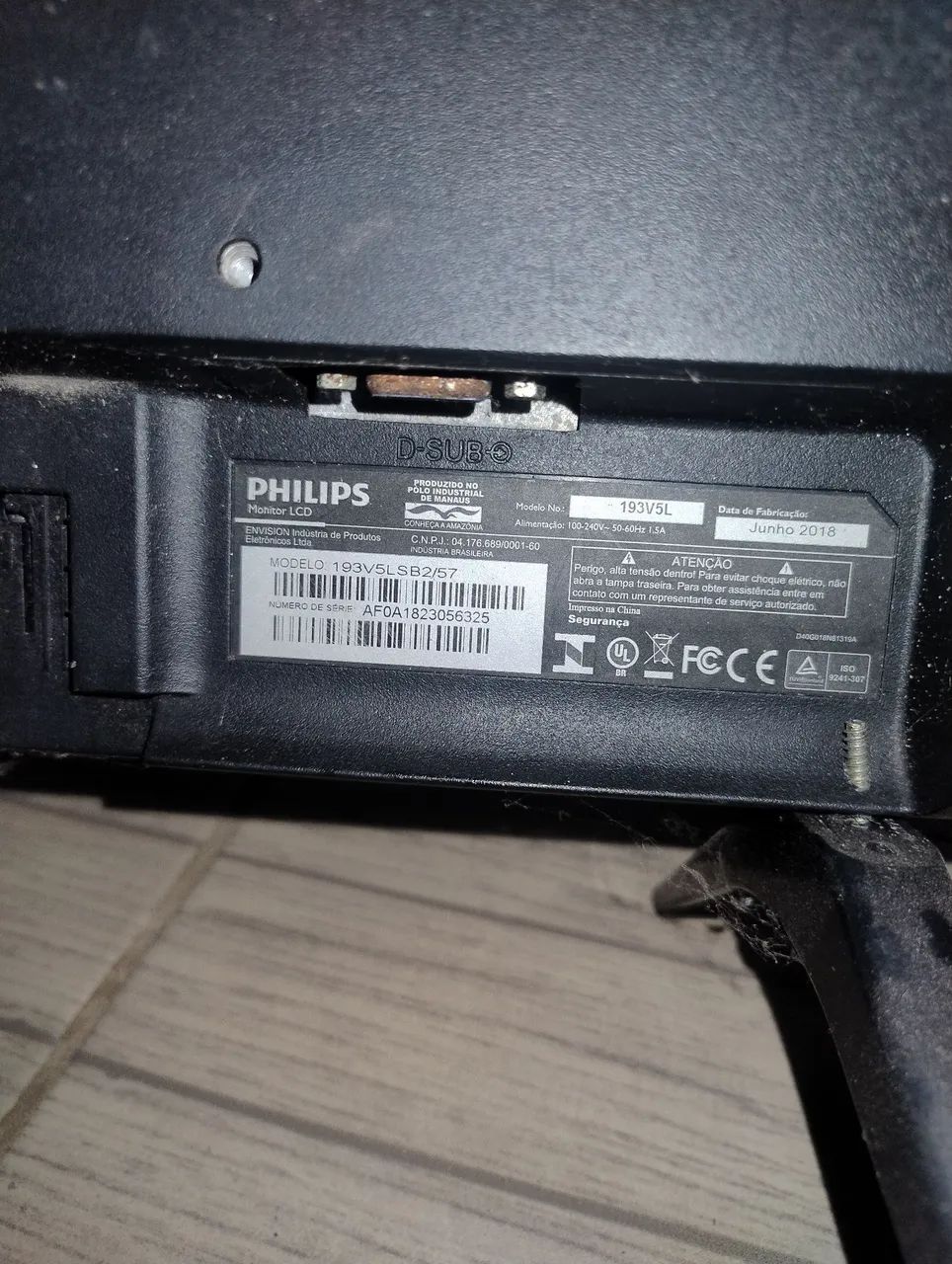 Monitor Philips 19polegadas  - Foto 3