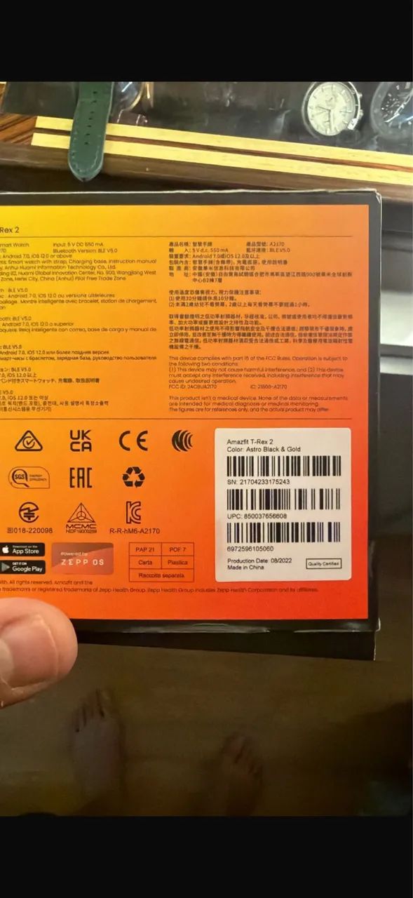Relógio Amazfit T-REX 2  - Foto 3
