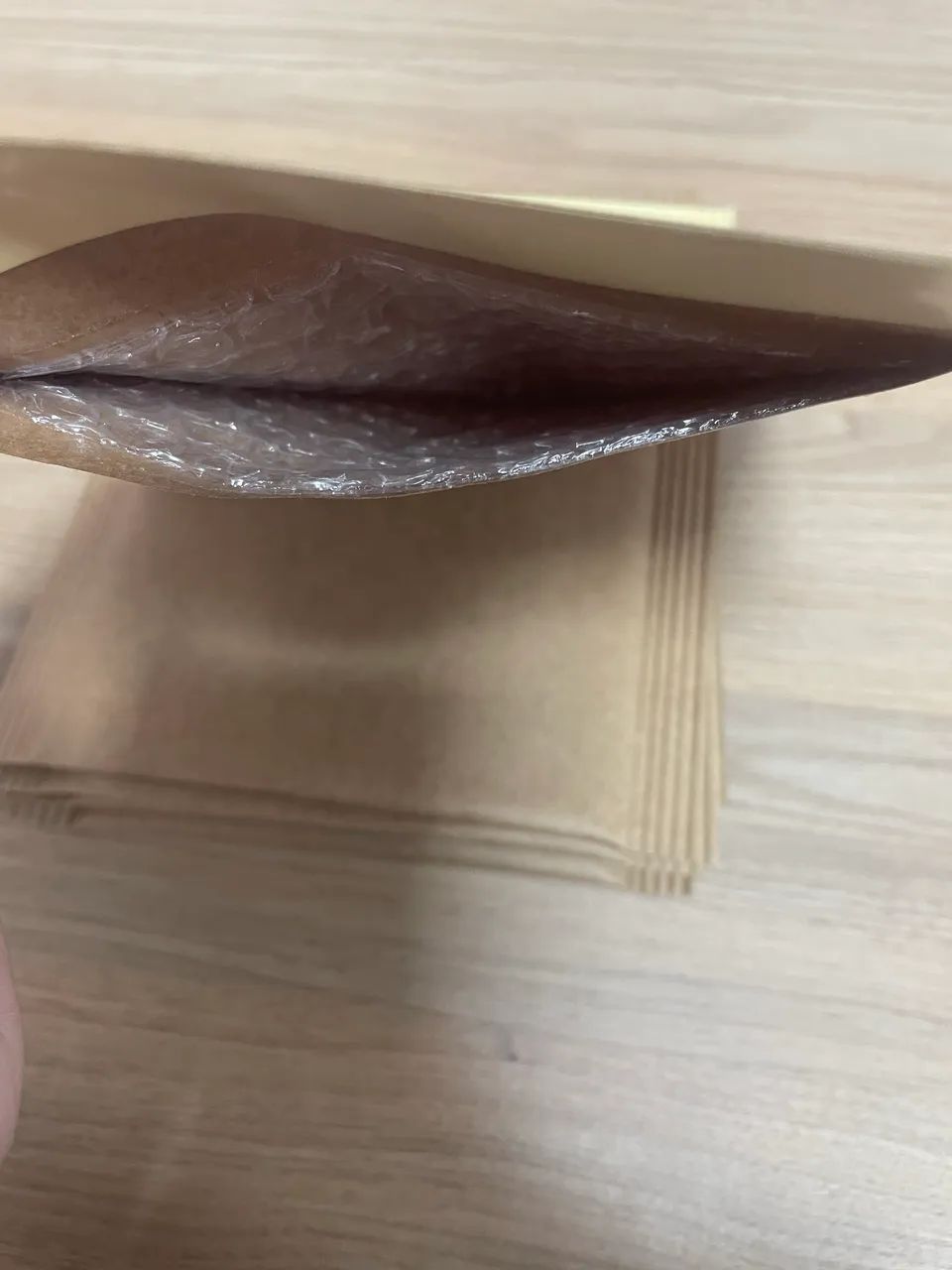 Envelope de papel kraft com plástico-bolha interno kit 25 un  - Foto 2