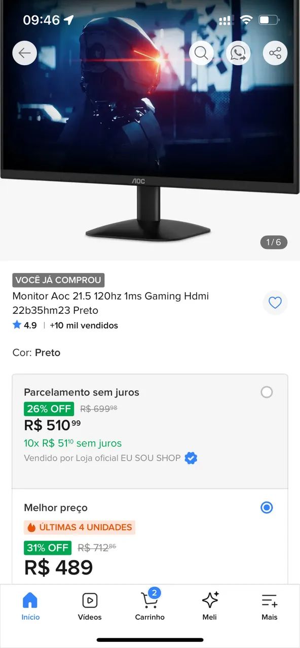 Monitor AOC - Foto 5