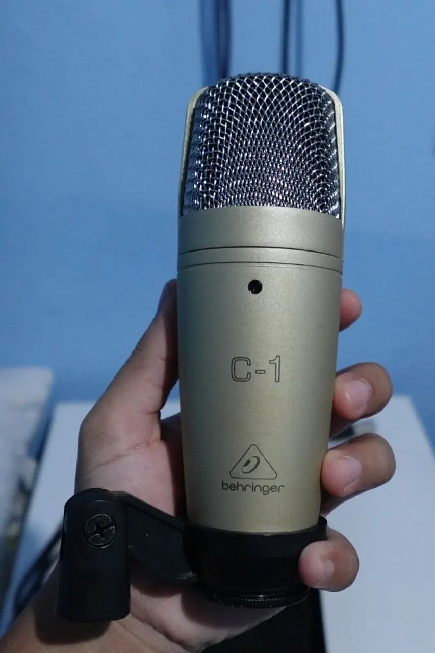 Microfone Behringer C-1 + Cabo XLR | Excelente Estado - Foto 2