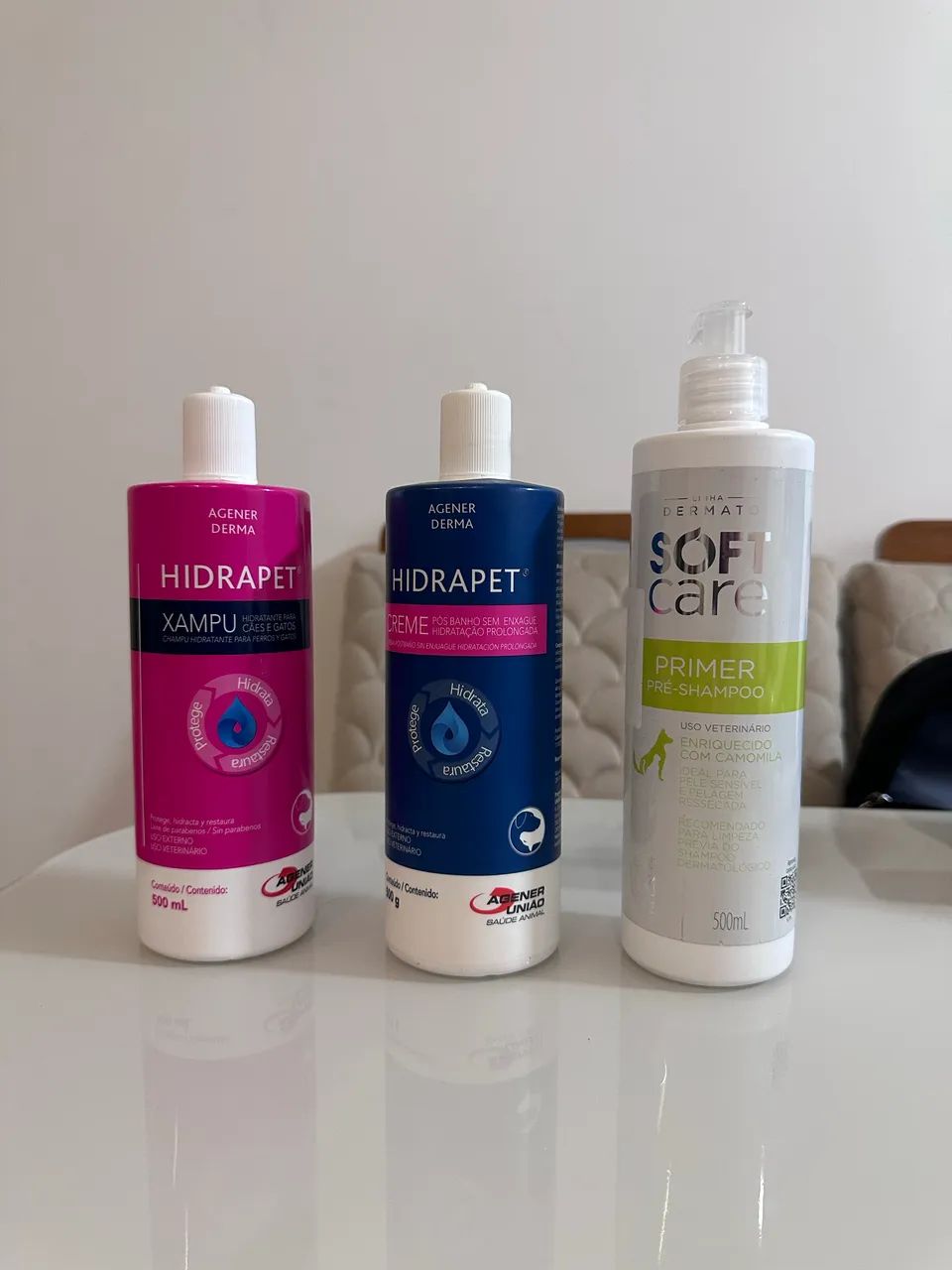 Produtos para cuidados da pele de cães - Soft Care + Hidrapet - Foto 3
