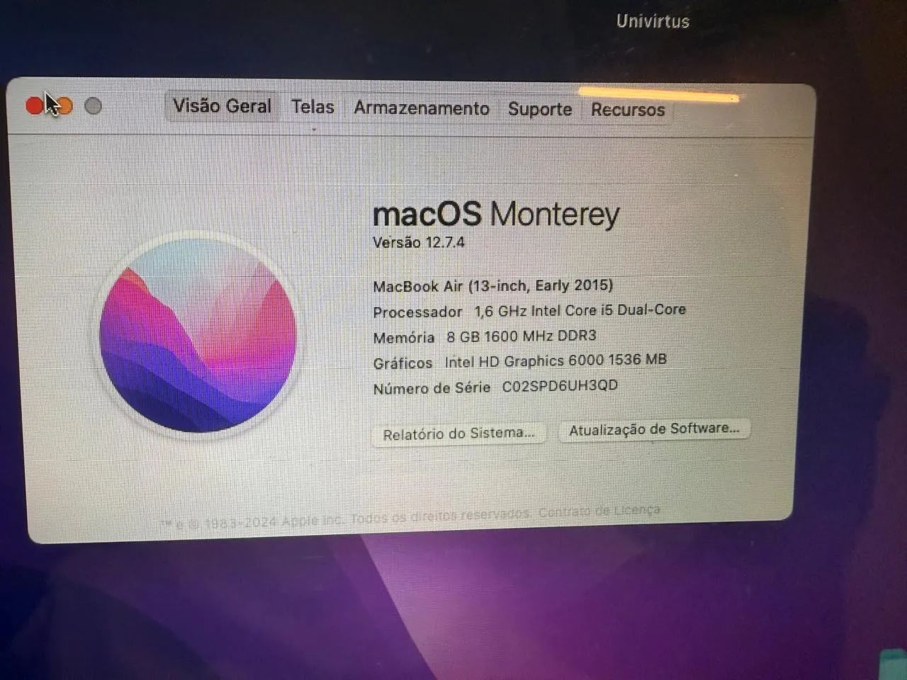 MacBook Air 13 polegadas 