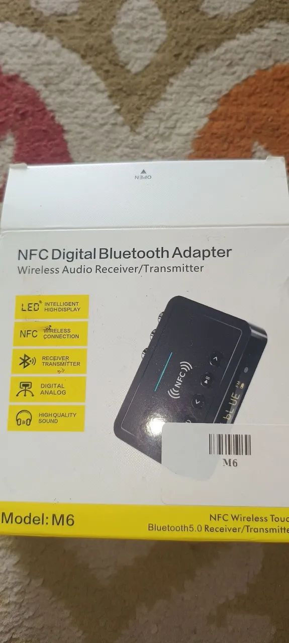 ADAPTADOR BLUETOOTH E NFC COM CONTROLE REMOTO.  - Foto 4