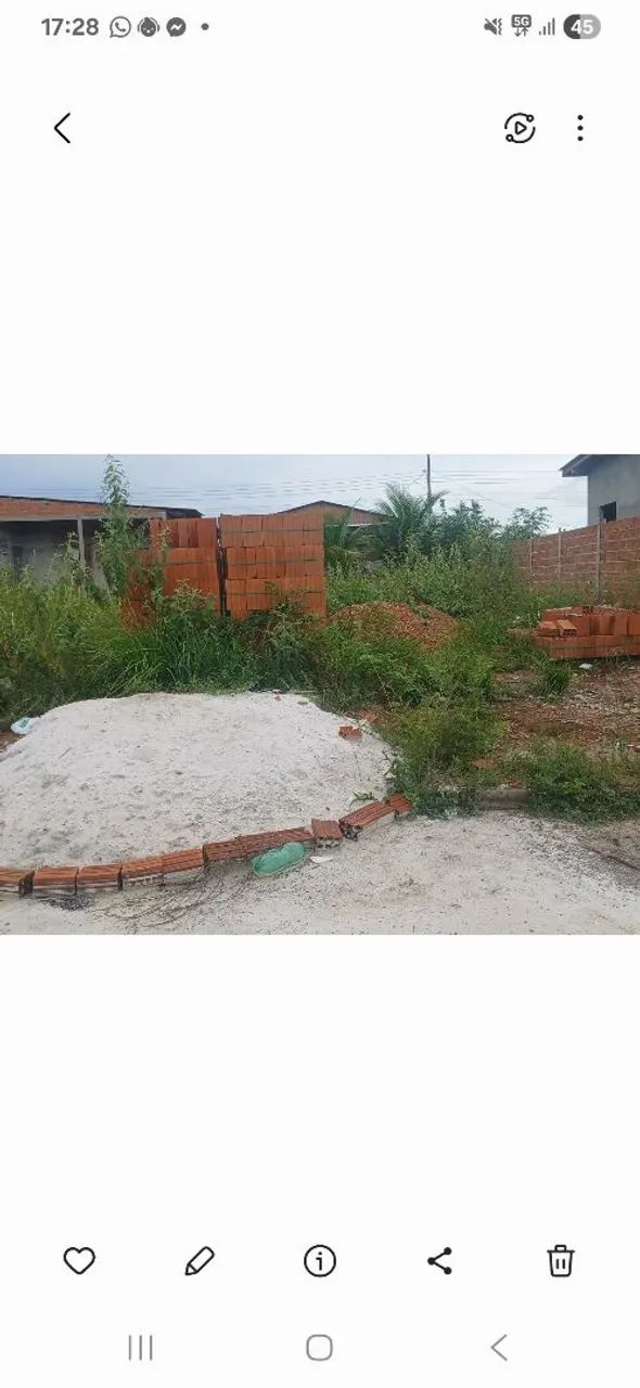 Repasse ou troca com veiculo um terreno  no Acquaville. Valor 11. Mil com material seixo e
