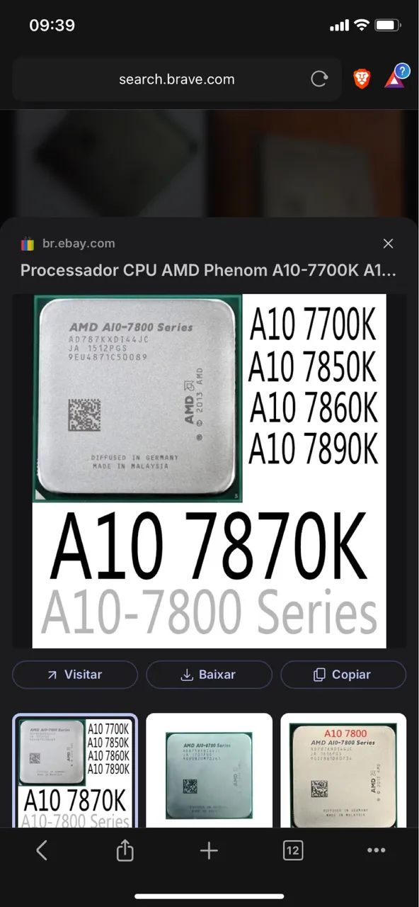 Processador amd 
