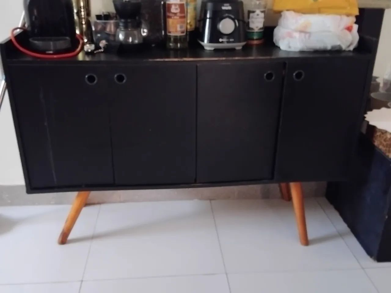Móvel retrô para sala