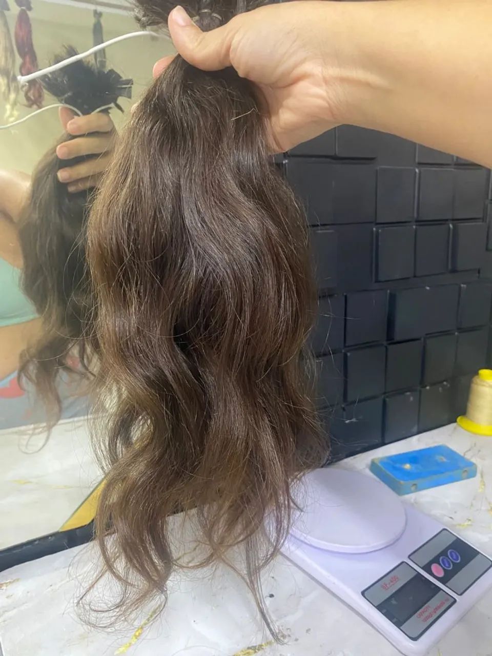 Cabelo humano levemente ondulado  - Foto 5