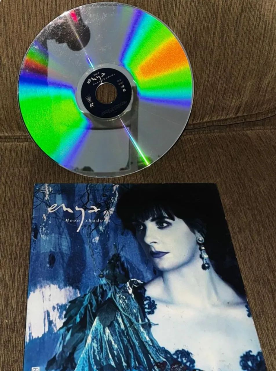 laserdisc enya moon shadows importado impecavel raro ld laser disc  - Foto 2