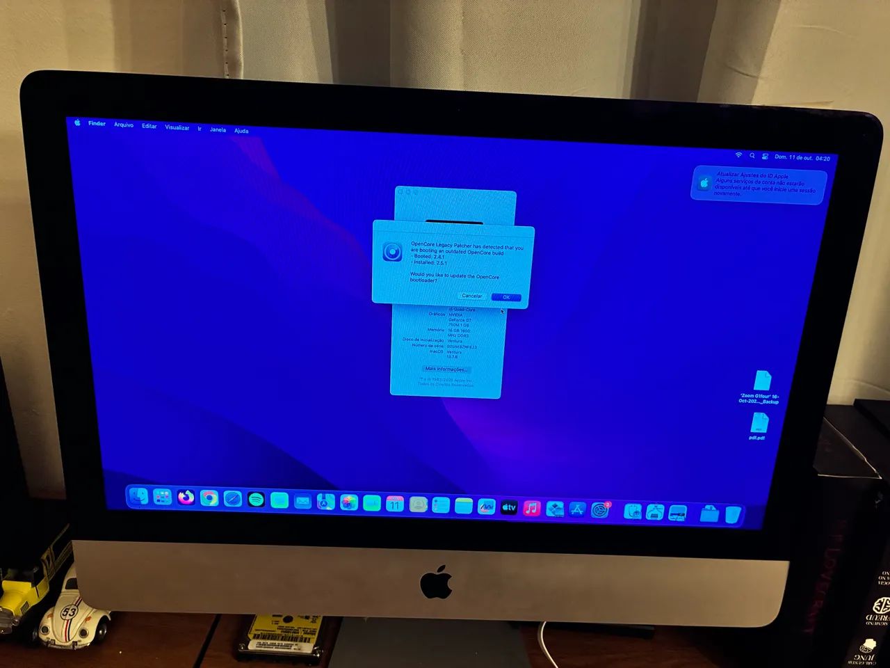 ¡Mac 21.5 polegadas, Late 2013, MacOS Ventura