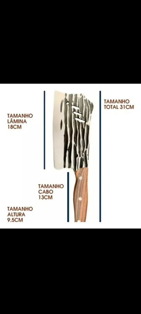 VENDO CUTELO ARTESANAL RUSTICO INOX GRANDE. - Foto 2