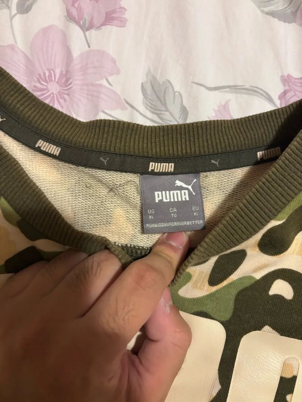 Moletom careca puma 