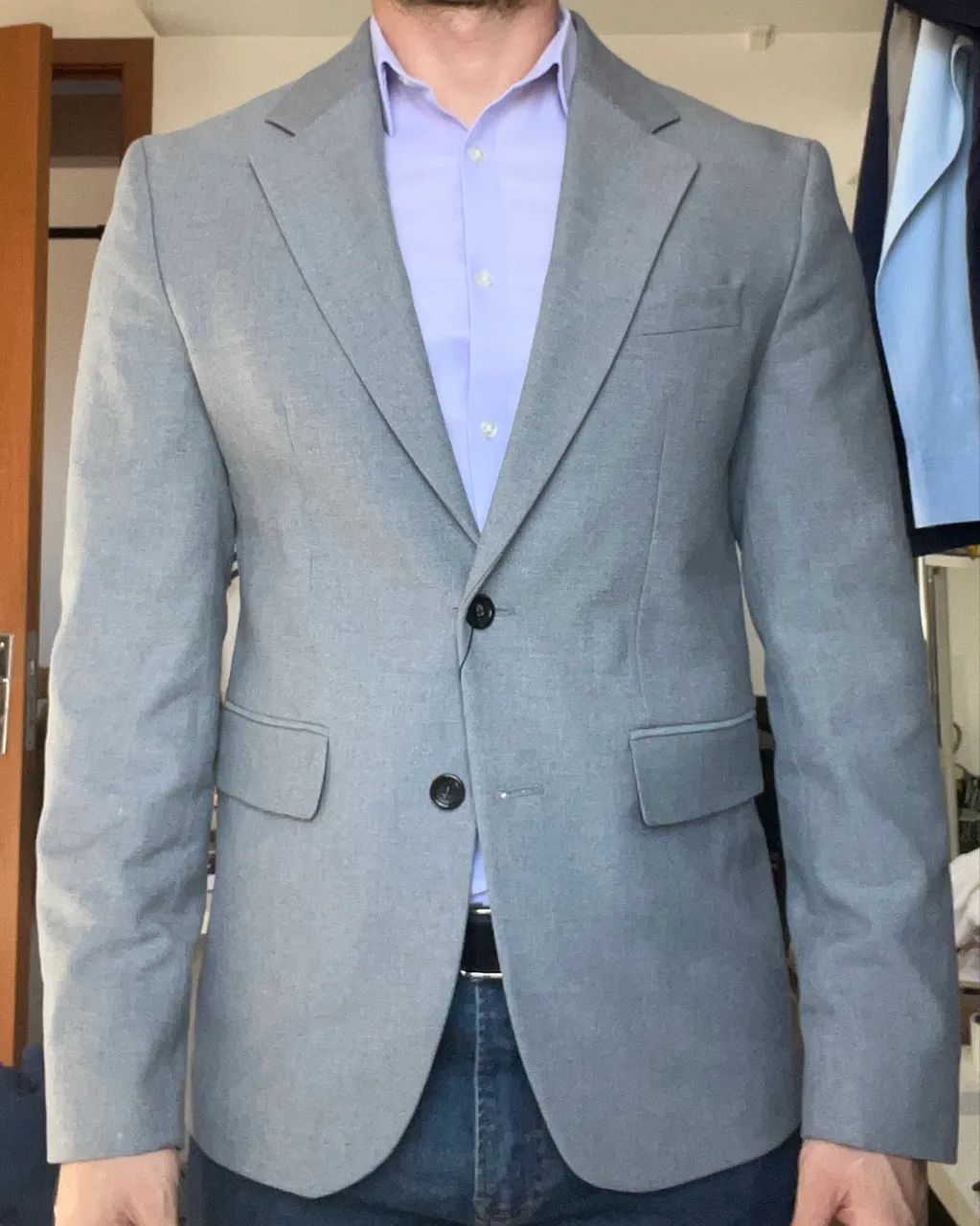 Blazer Zara cinza tamanho M  - Foto 5