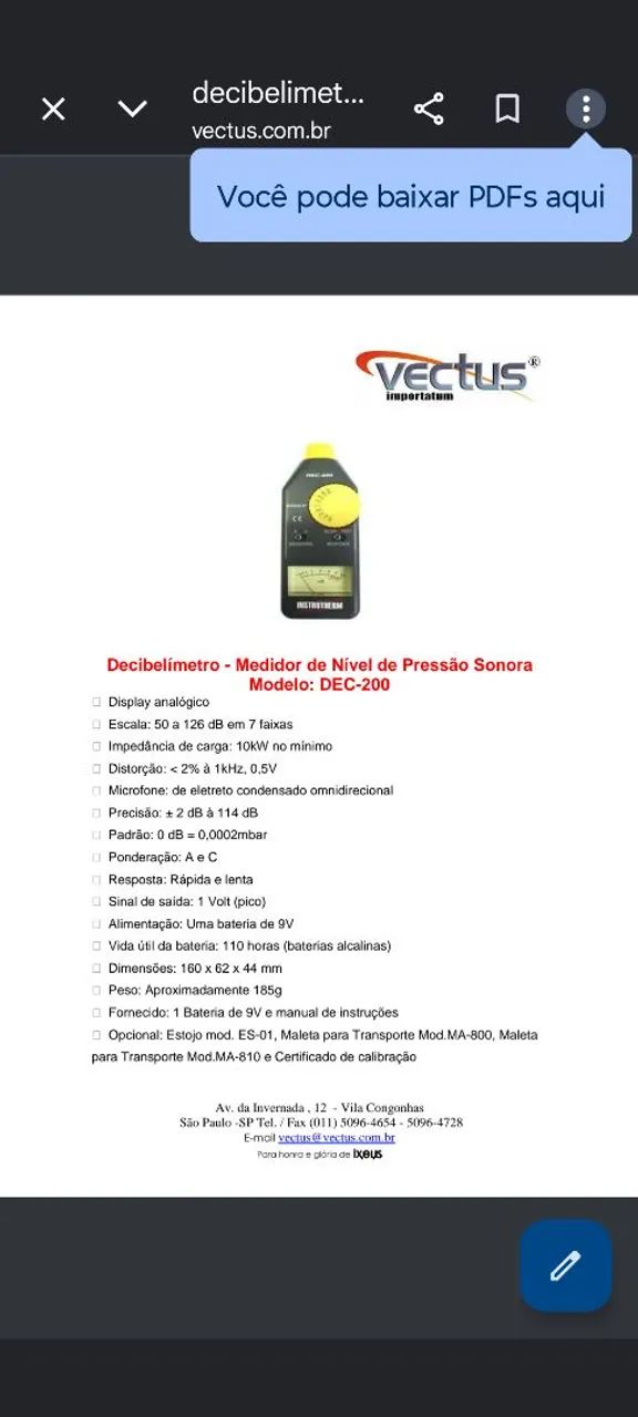 Decibelímetro Instrutherm DEC-200 - Foto 4