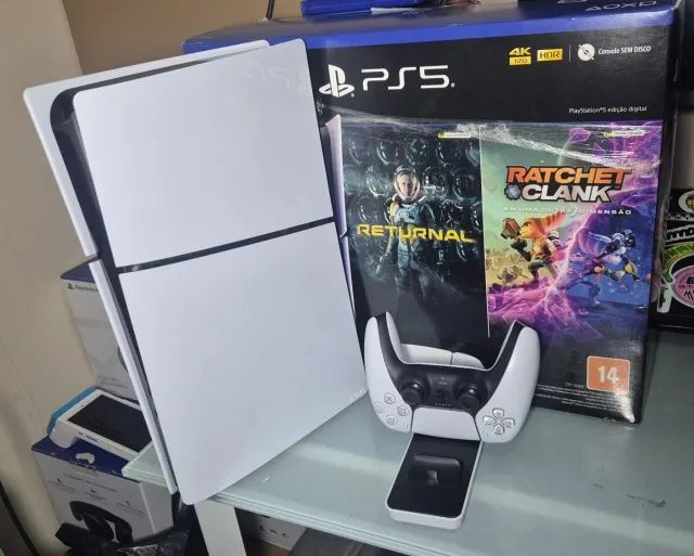 Vendo ou troco ps5 slim digital - Foto 2