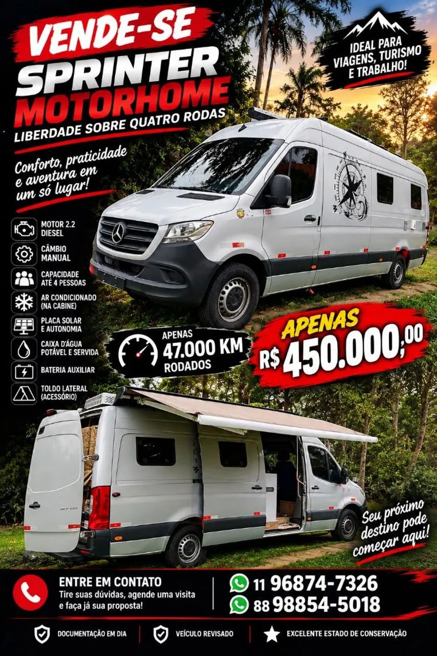 Mercedes-Benz Sprinter 417 Furgão L.t.a. Diesel (e6) 2024