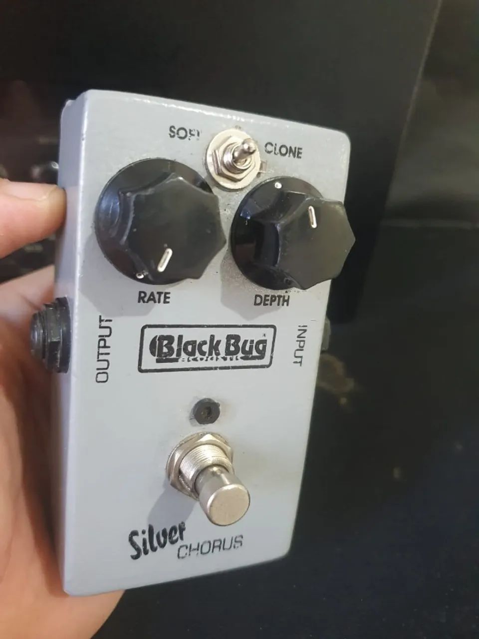 Pedal guitarra Black Bug Silver Chorus - Foto 2