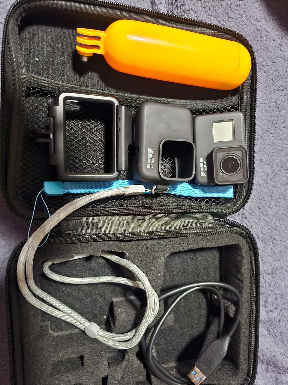 GoPro Hero 7 Black + Bastão Flutuante + Case + Acessórios | Excelente Estado - Foto 5