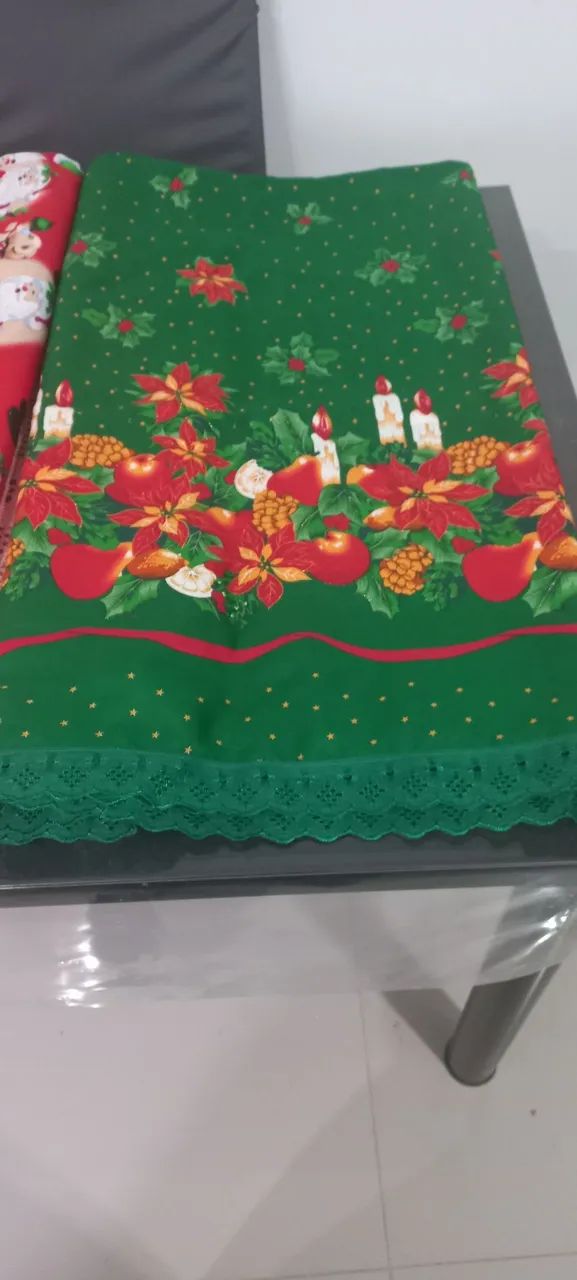 Toalhas de mesas variadas, inclusive para o Natal. - Foto 2
