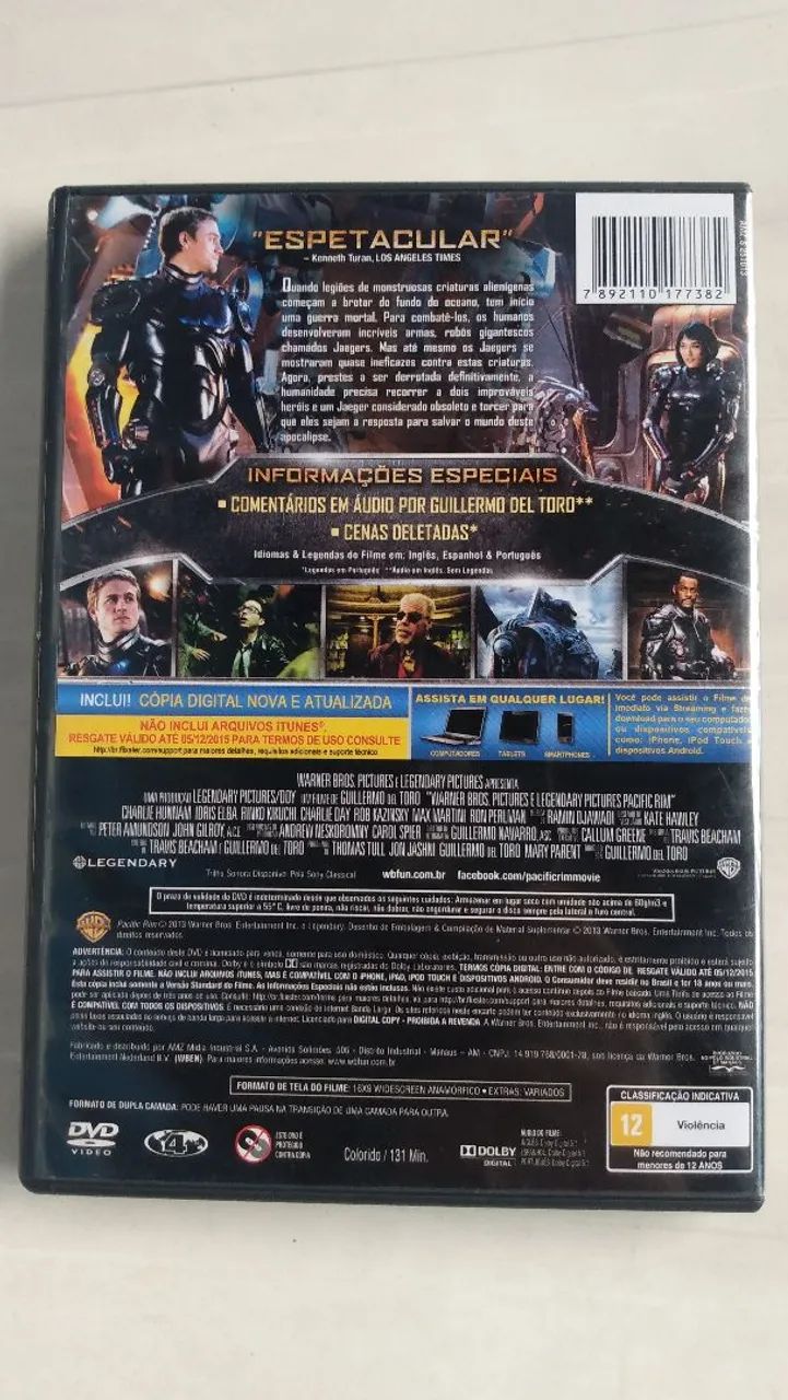 DVD original círculo de fogo ótimo estado.  - Foto 2
