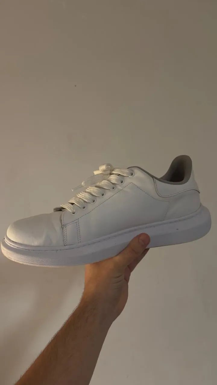 Tênis Fork branco 44 em couro
