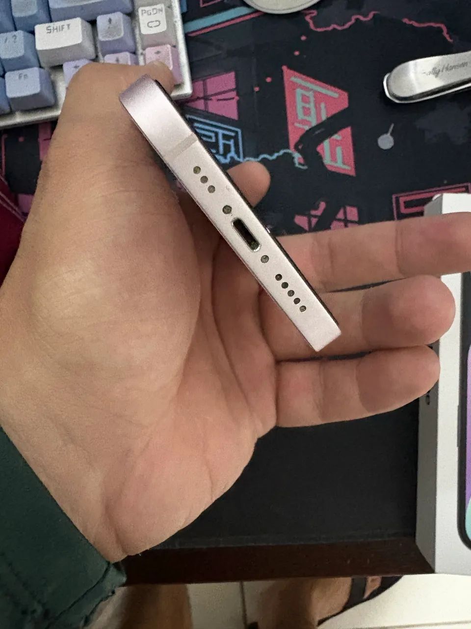 iPhone 13 128gb USADO, cor: ROSA - Foto 5