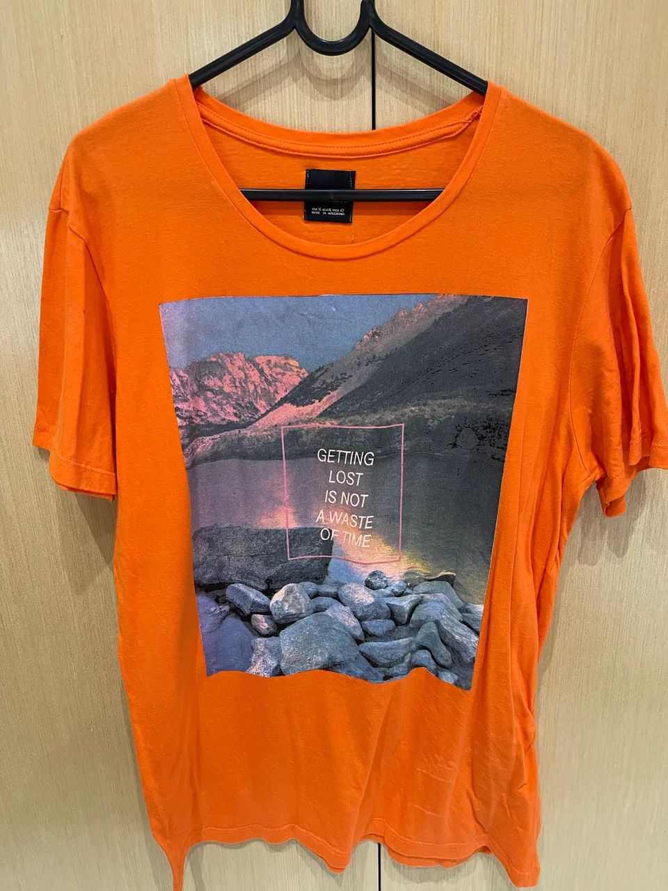 Camisa laranja Zara