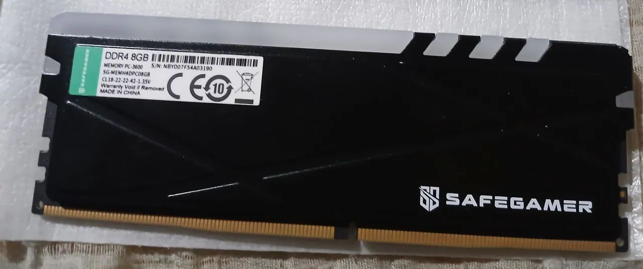Memória RAM 8gb ddr4 3600Hz