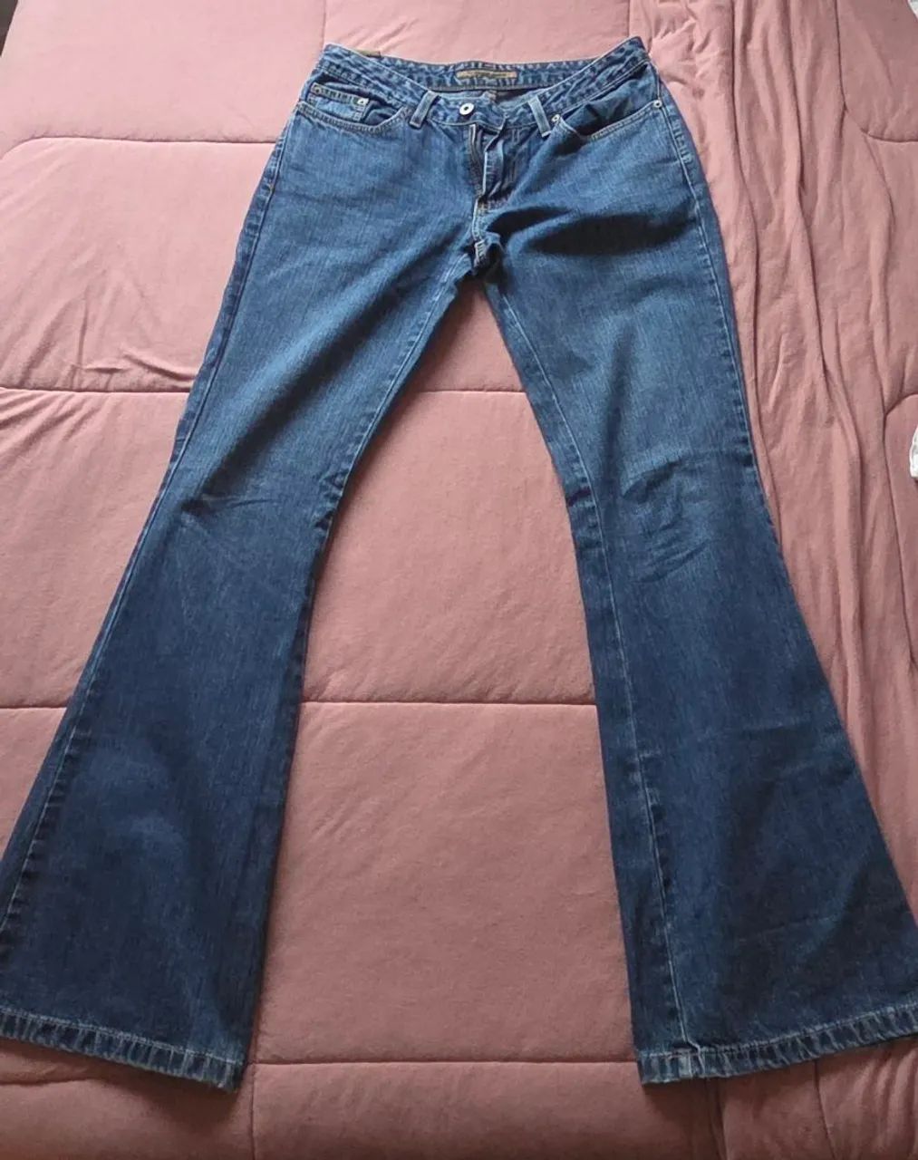 Calça jeans flare Y2K Philippe Martin (anos 2000) - Foto 2