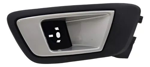 Maçaneta Interna Prata Traseira Direita Ecosport New Fiesta Preto