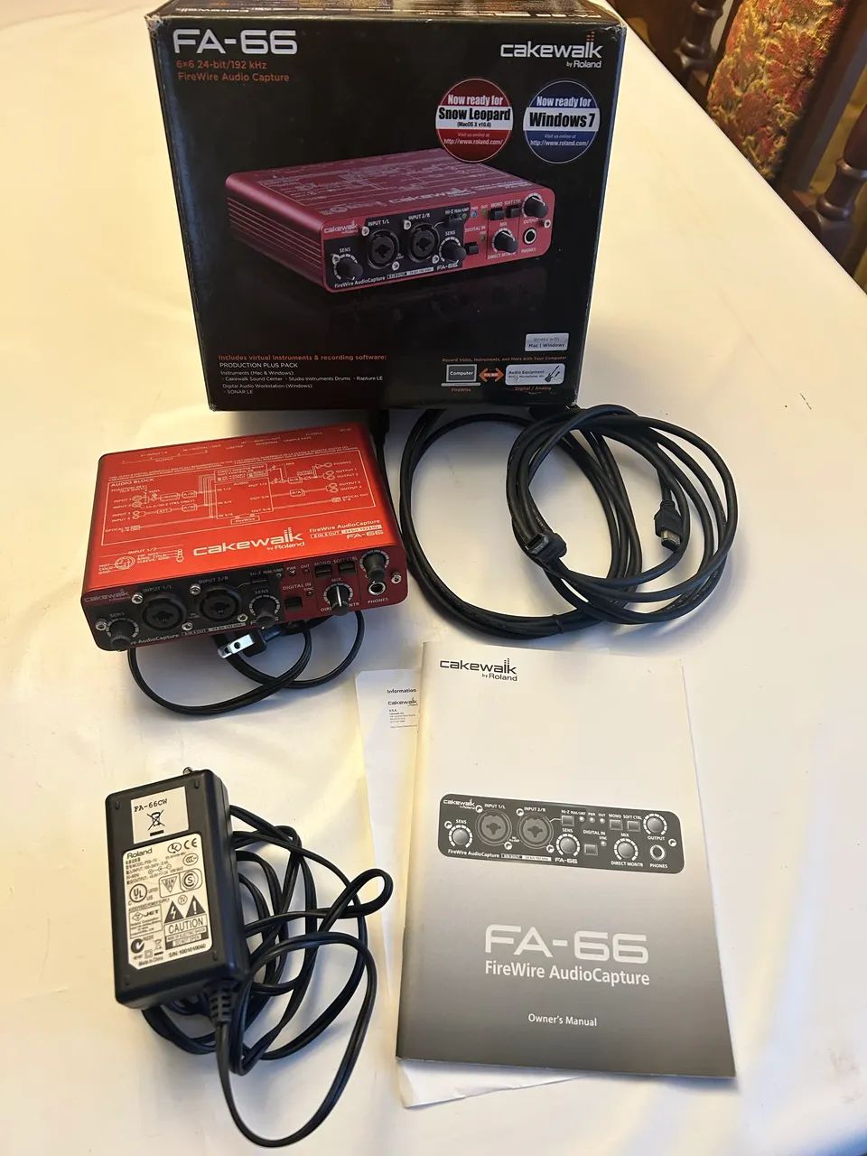 Interface áudio Roland fa-66 FireWire  - Foto 2
