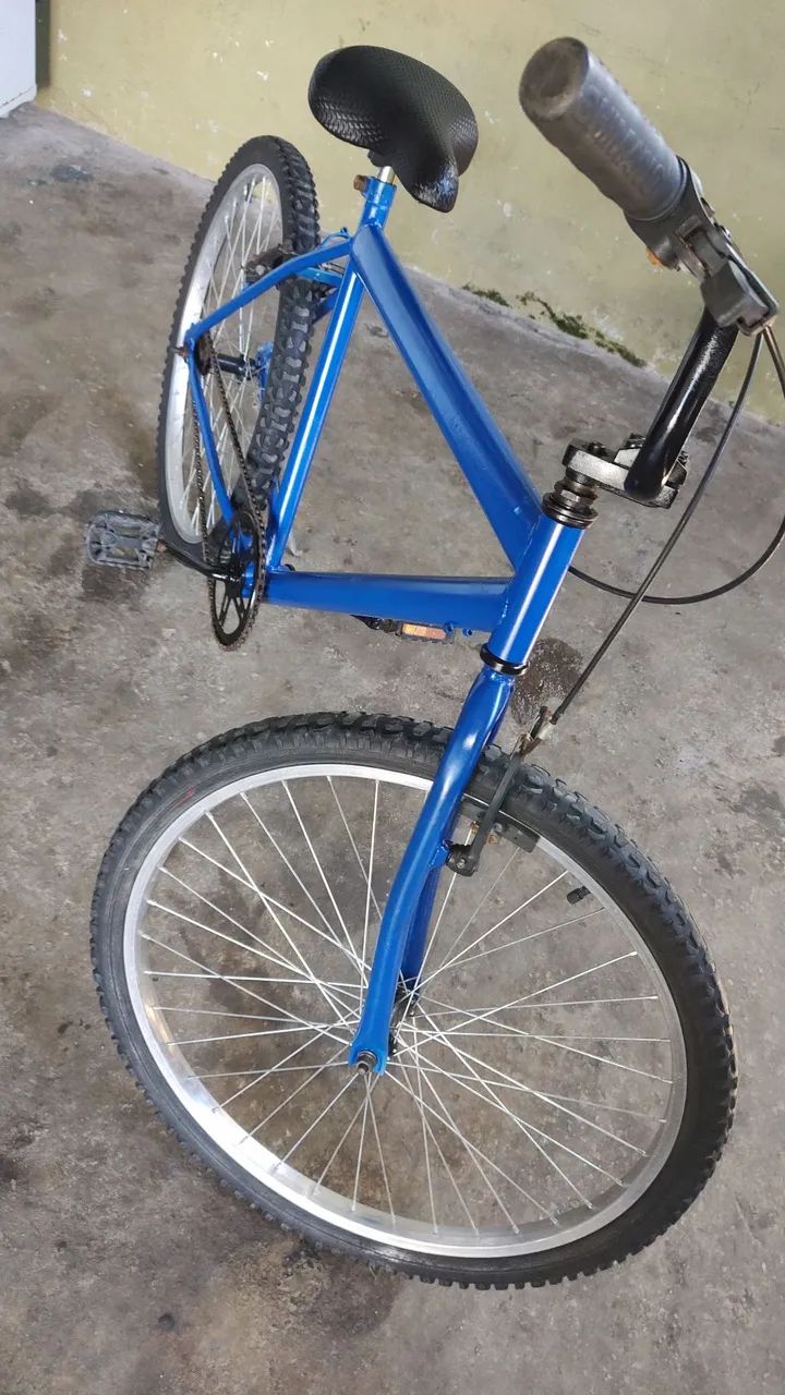 Bicicleta MTB top toda revisada reformada do zero  - Foto 4