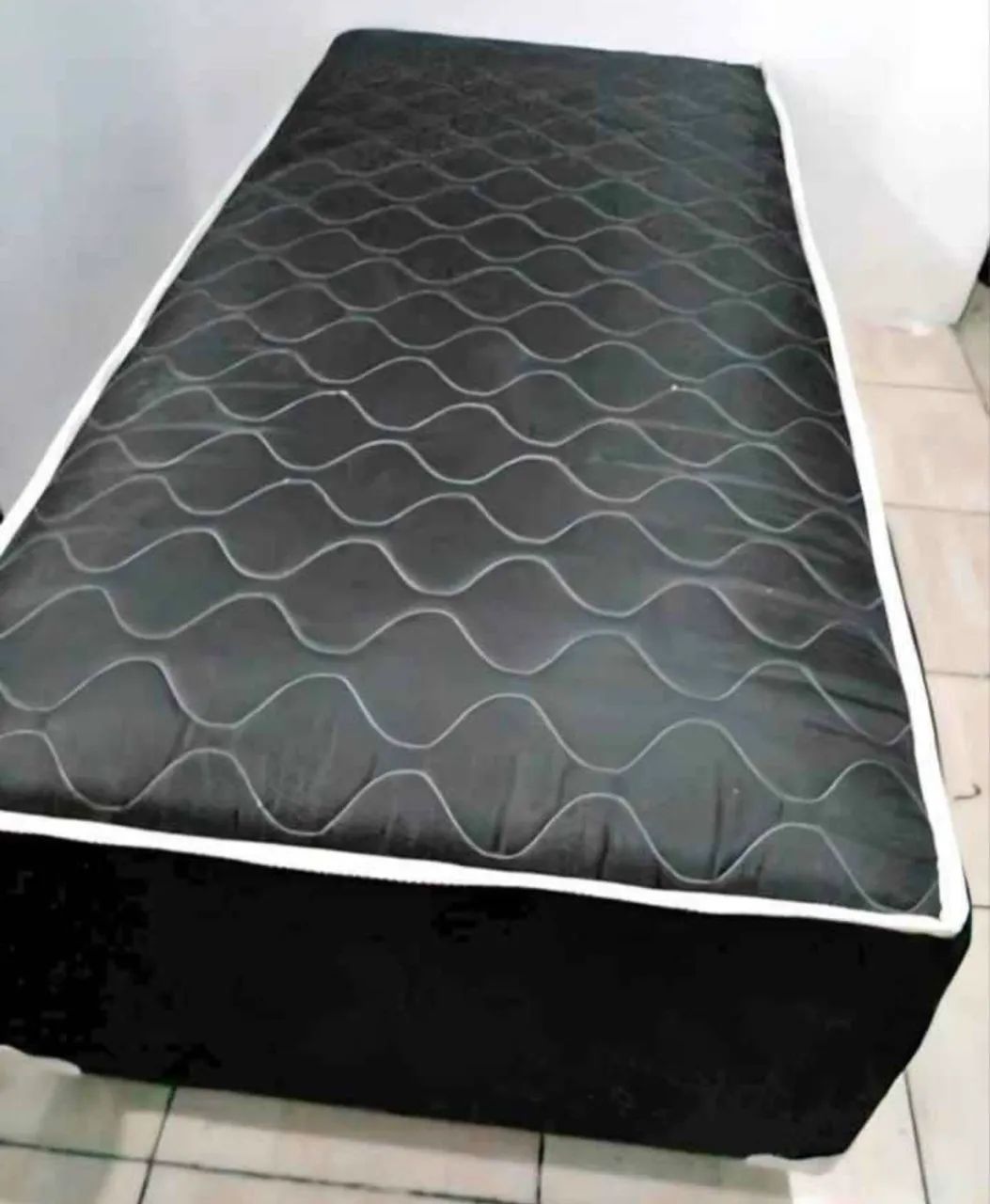 CAMA BOX DE SOLTEIRO COM ESPUMA D28 - Foto 3